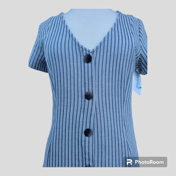 Nwt Wishlist Womens striped mini  Boutique Dress - Picture 4 of 5